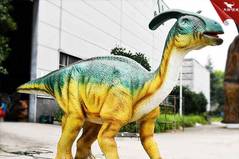 副龙栉龙，恐龙仿真模型定制