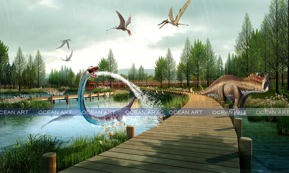 水上乐园恐龙主题设计