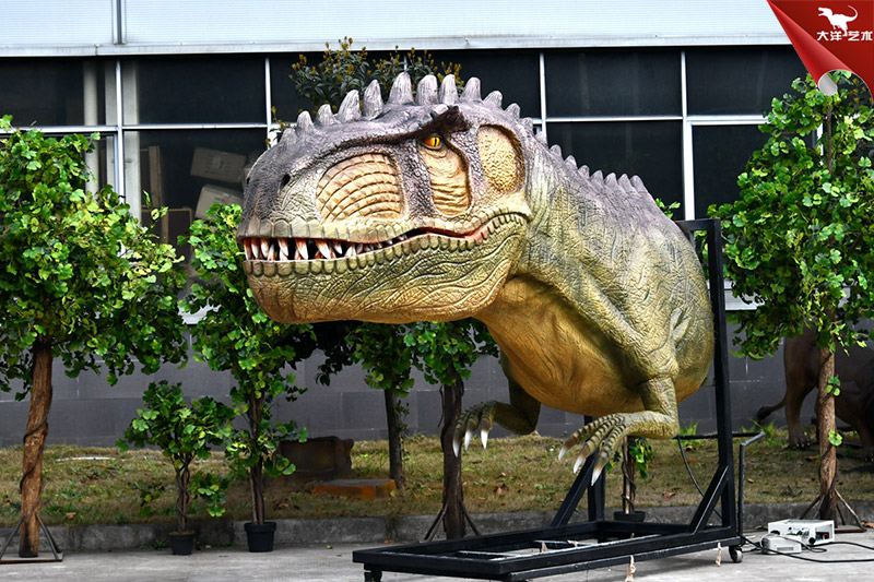 仿真恐龙龙头，大型恐龙模型