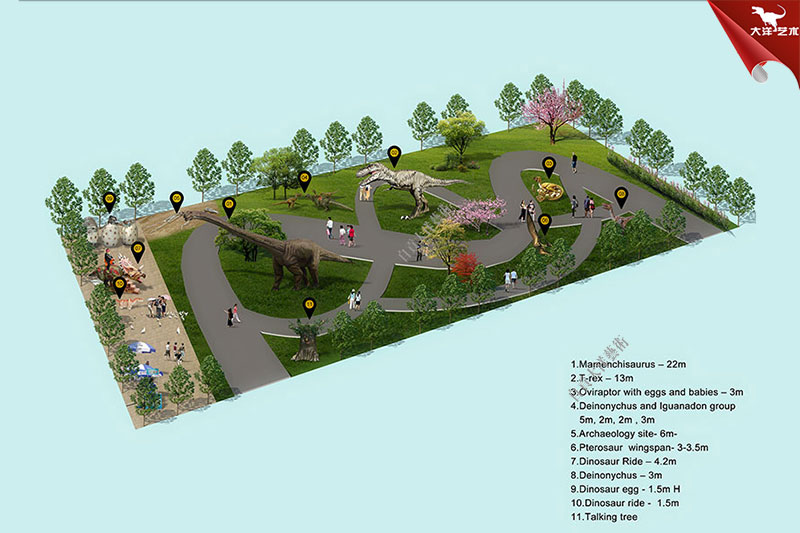 俄罗斯恐龙公园设计方案