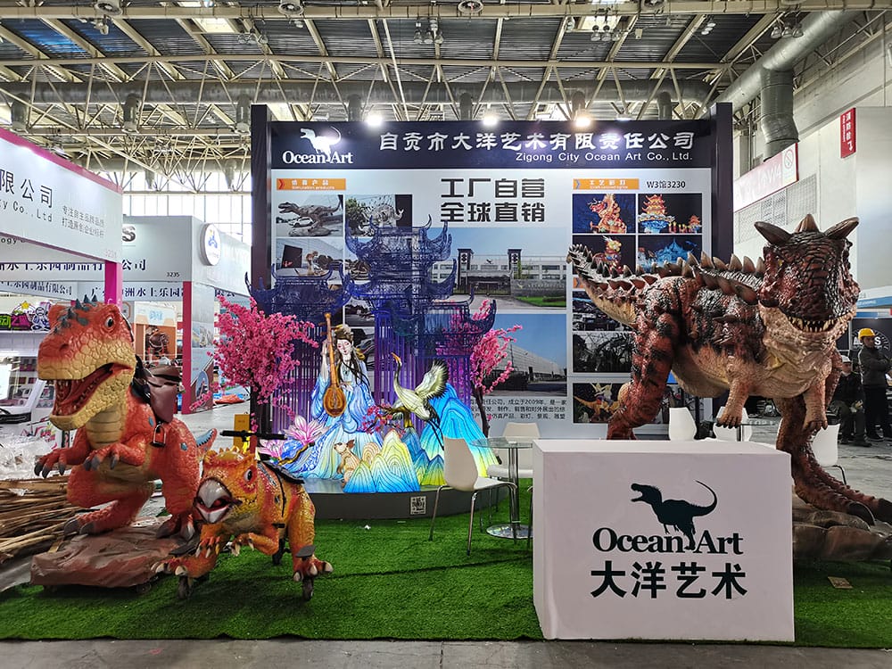 大洋艺术参加2024中国（北京）国际游乐设施设备博览会